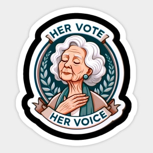 Voting Wisdom: Every Vote Counts Sticker